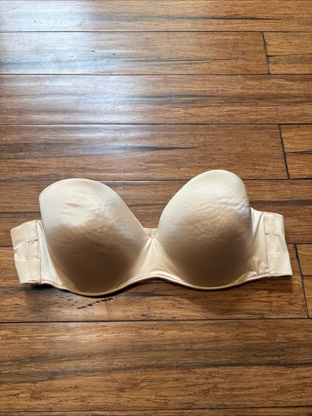 Cacique Black Strapless Bra 46C Beige Boost